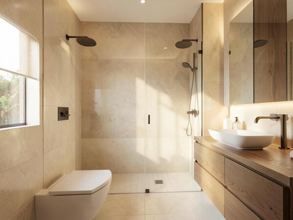 Hochwertig saniertes Badezimmer
